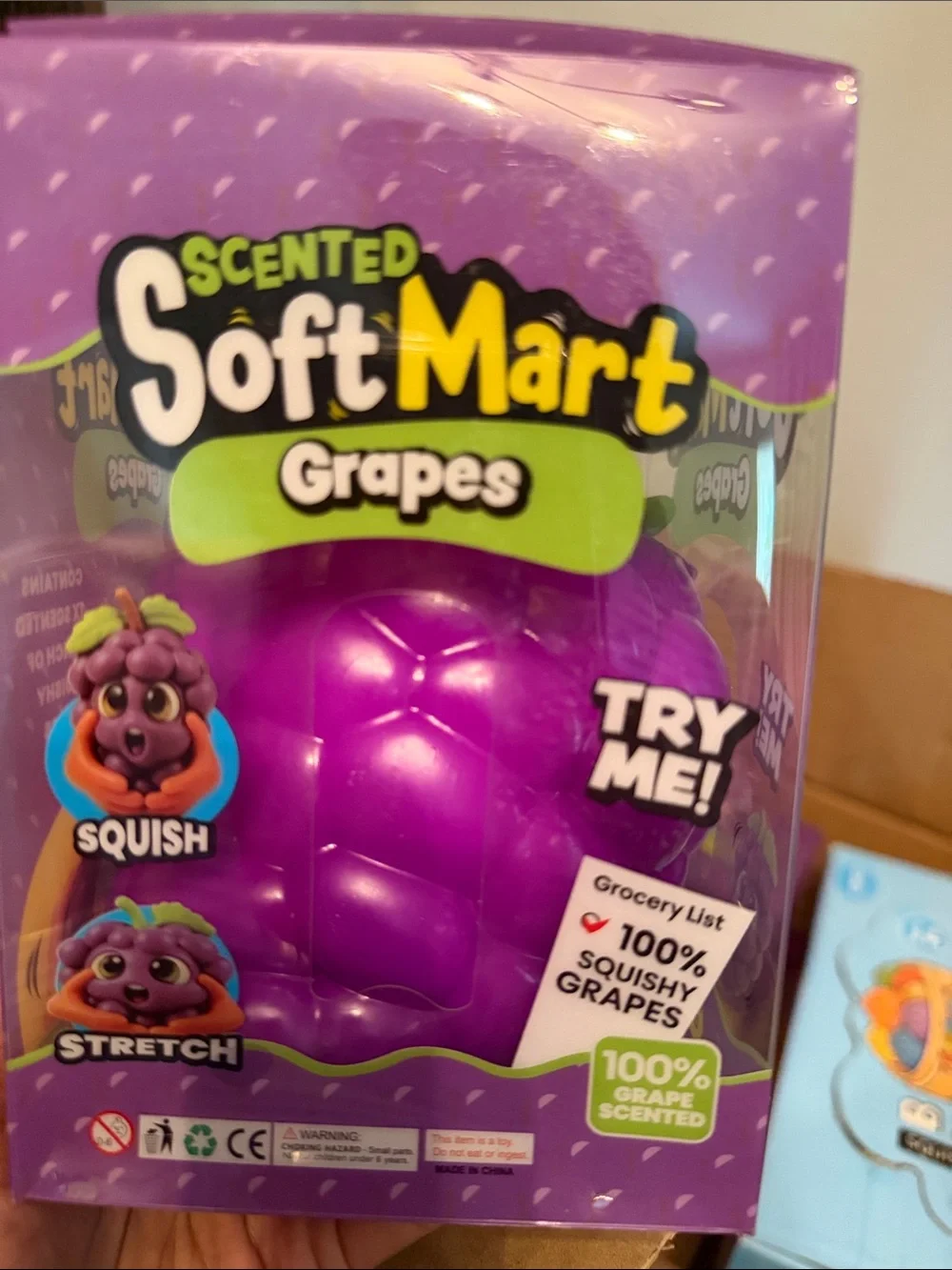 Scented Purple Grapes Squishy Toy - Kids Learning Toy